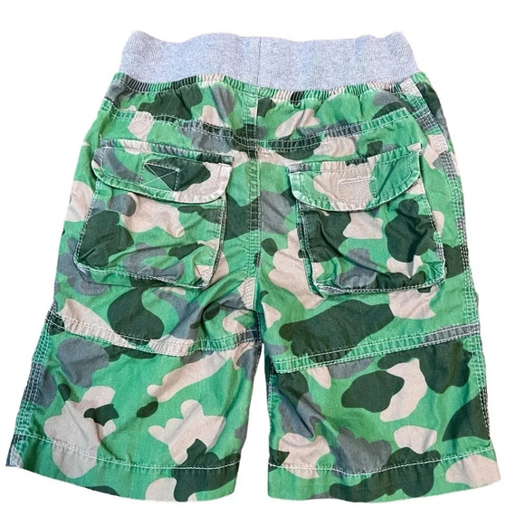 Mini Boden Boys Green Camo Cargo Pants 3 Years Lightweight Casual Pants‎ - Picture 4 of 6